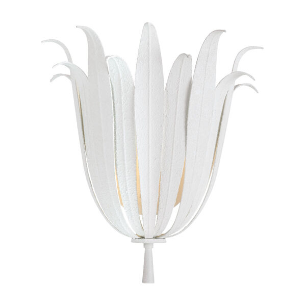Eden Textured White One-Light Sconce, image 6