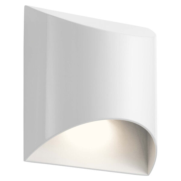 Wesley White LED Outdoor Wall Sconce, image 1