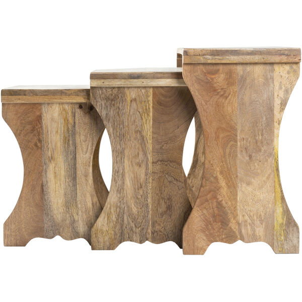 Abrazo Natural Accent Table, 3 Pieces, image 4