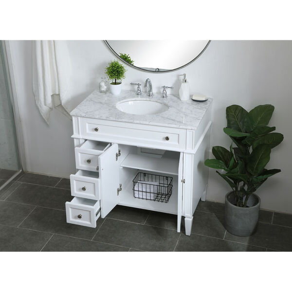 Williams White 36-Inch Vanity Sink Set, image 4