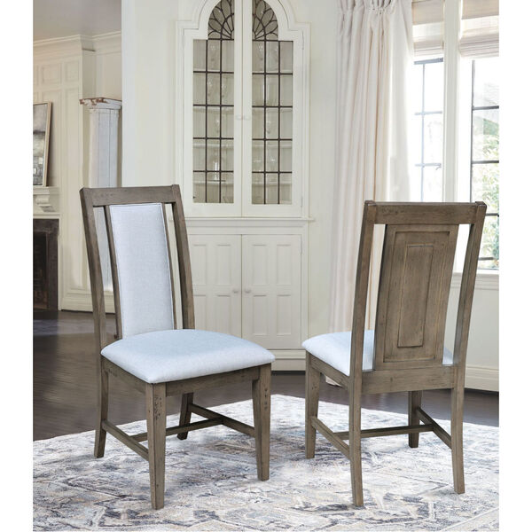 Farmhouse Prevail Brindle Upholstered Chair, Set of 2, image 1