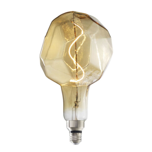 Antique Nostalgic LED Filament Jewel Standard Base Amber 200 Lumens Light Bulb, image 1