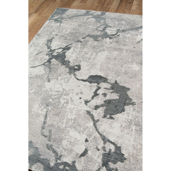 Matrix Abstract Charcoal Rectangular: 5 Ft. 3 In. x 7 Ft. 2 In. Rug, image 3