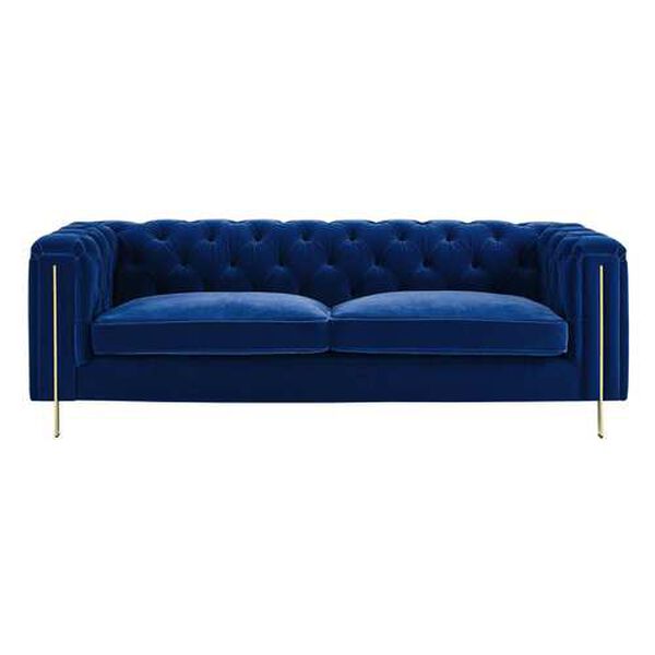 Charlene Velvet Button Tufted Sofa, image 3