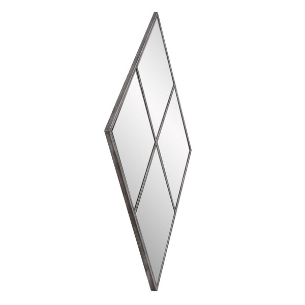 Diomand Windowpane Silver Mirror, image 3