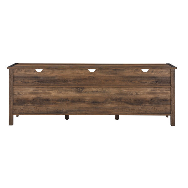 Clair Rustic Oak TV Stand with Four Drawers, image 6