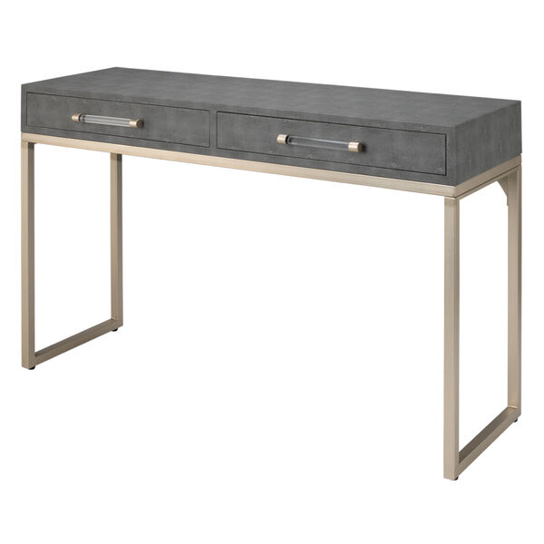 Cora Gray and Nickel 48-Inch Console Table, image 1