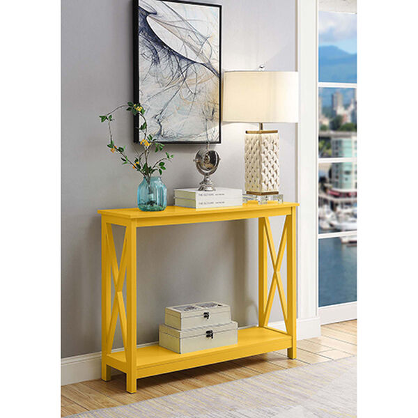 Oxford Yellow Console Table, image 2