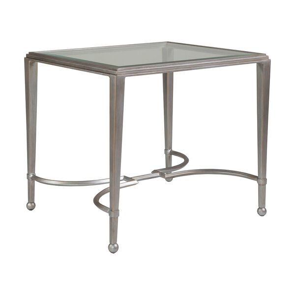 Metal Designs Argento Sangiovese Rectangular End Table, image 1