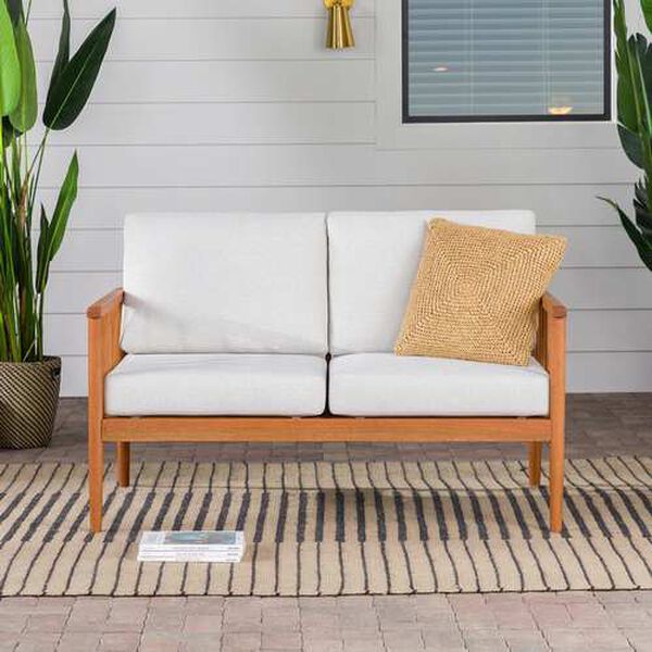 Circa Brown Outdoor Spindle Loveseat, image 2