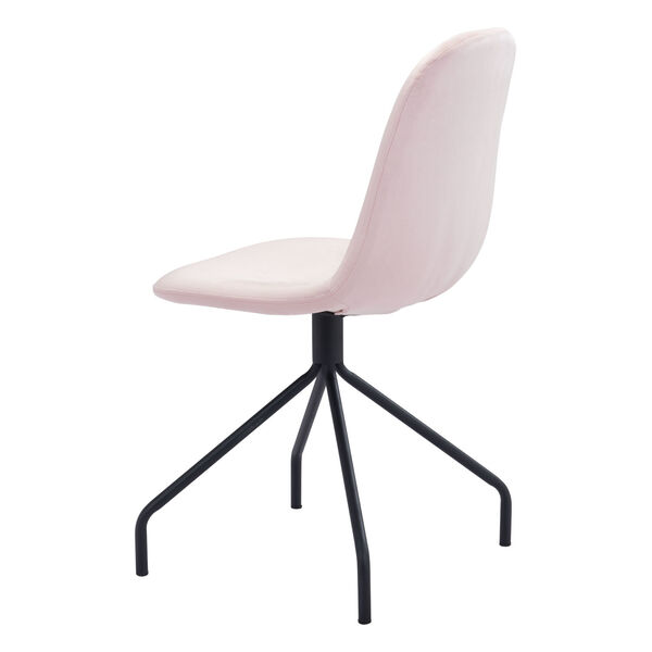 Slope Pink and Black Dining Chair, Set of Two, image 6