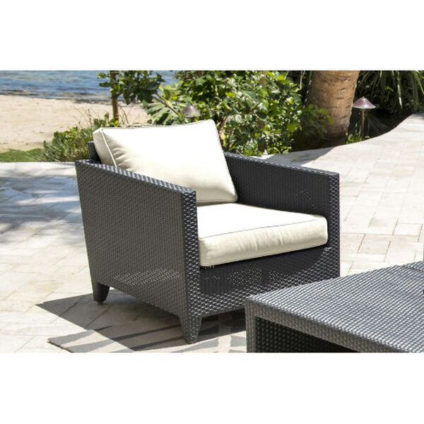 Onyx Canvas Aruba Four-Piece Outdoor Seating Set, image 5