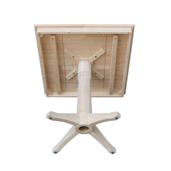 Wood 36-Inch Sqaure Top Pedestal Table, image 5