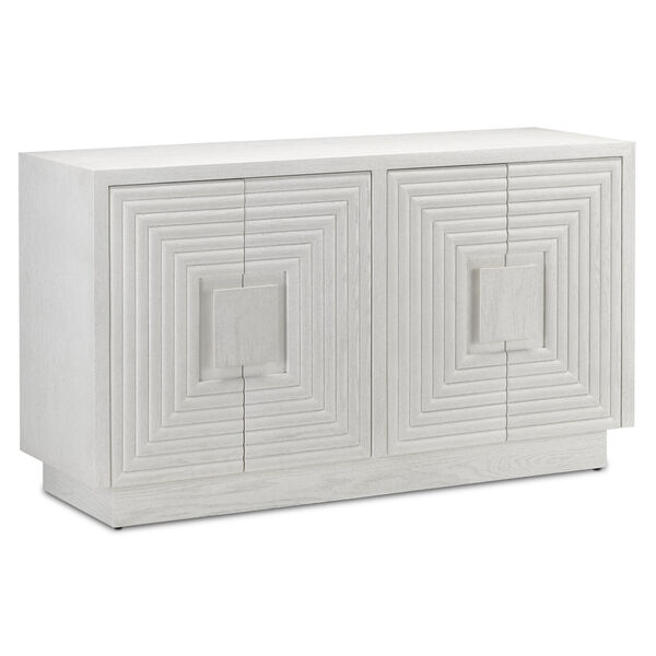 Morombe Cerused White Cabinet, image 1