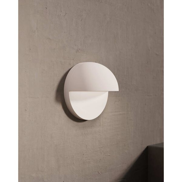 Mezza Cupola Textured White 5-Inch LED Sconce, image 3