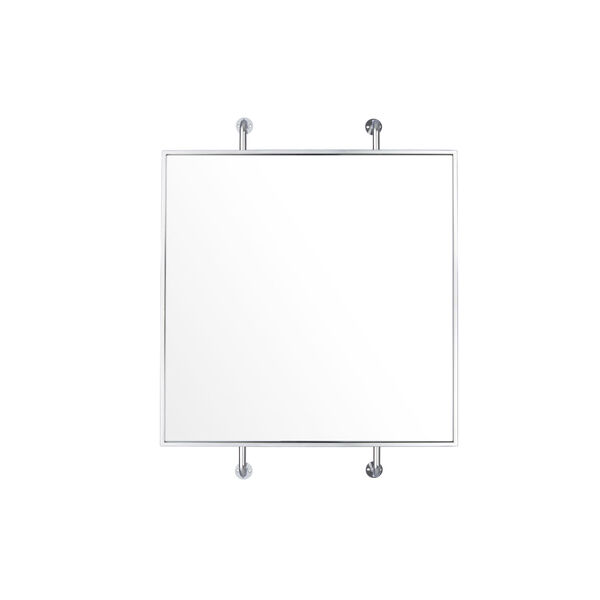 Tycho Polished Nickel Wall Mirror, image 1