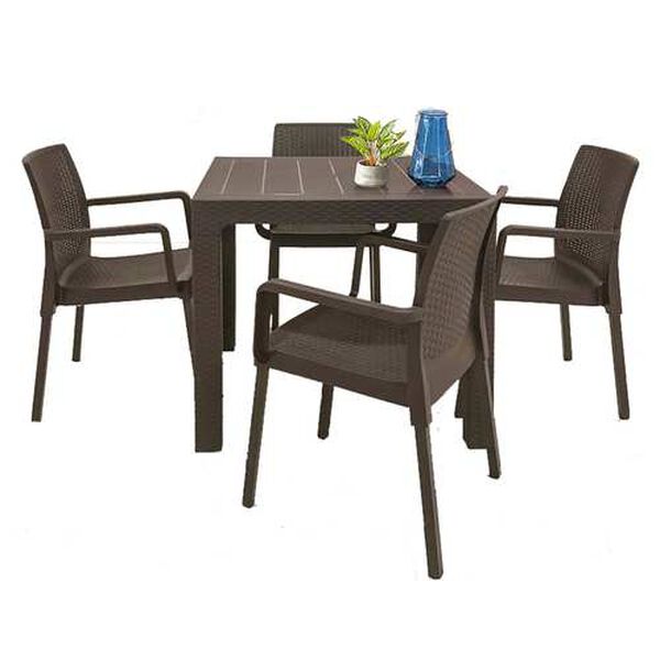 Napoli Five-Piece Outdoor Dining Set, image 1