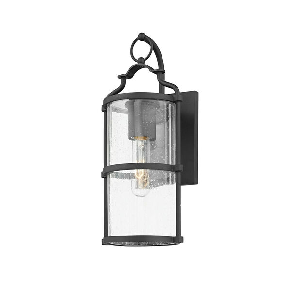 Burbank Textured Black One-Light Outdoor Wall Sconce, image 1