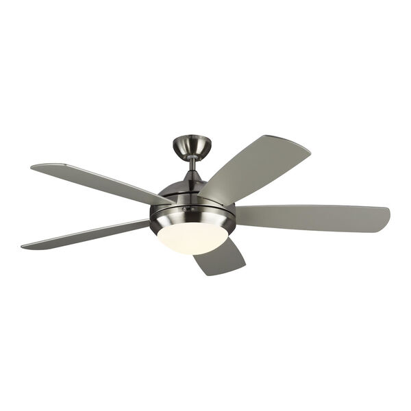 Discus Brushed Steel 52-Inch Smart LED Ceiling Fan, image 1