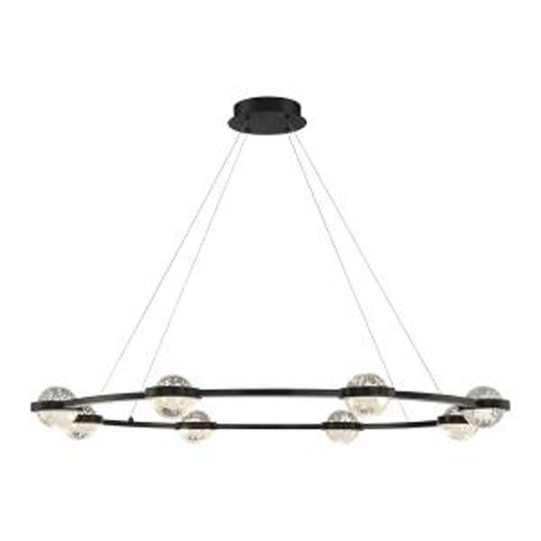 Circolo Black 48-Inch Integrated LED Chandelier, image 1