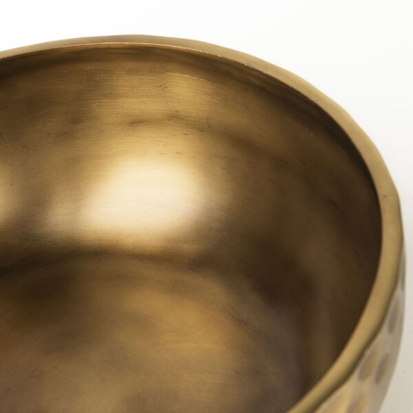 Karmel Gold Hammered Aluminum Bowl, image 6