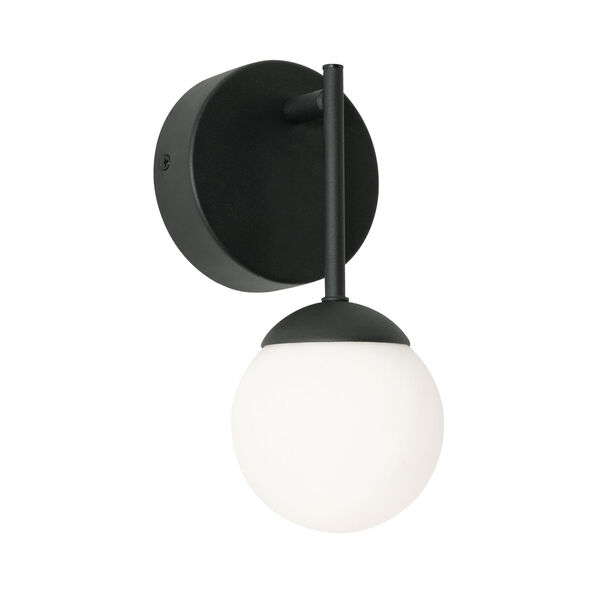 Pearl Black Integrated LED Wall Sconce, image 1