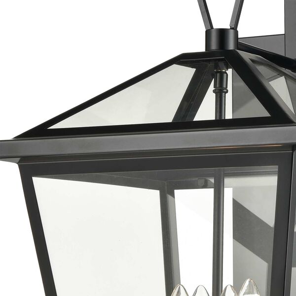 Main Street Black 12-Inch Four-Light Outdoor Wall Sconce, image 3