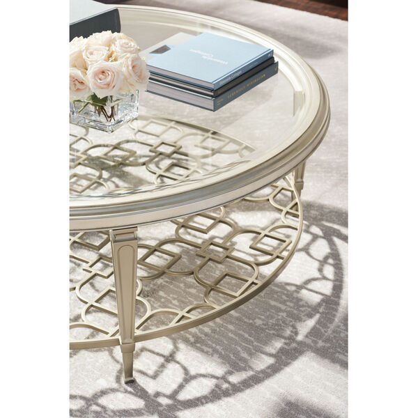 Classic Gold Social Gathering Coffee Table, image 4