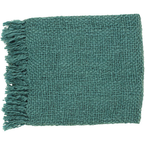 Aster Teal 51 x 71-Inch Throw, image 1