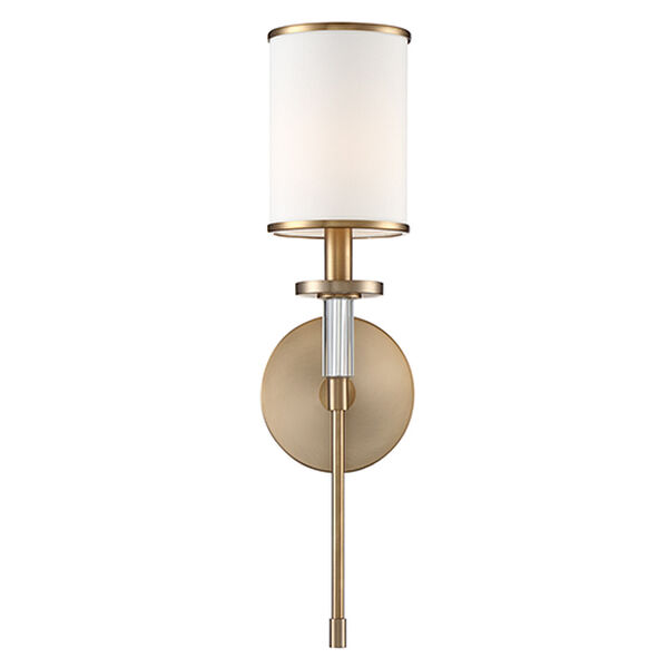 Stafford Aged Brass One-Light Wall Sconce, image 1