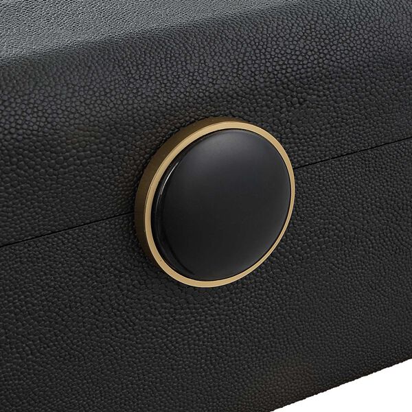 Lalique Black Shagreen Box, image 6