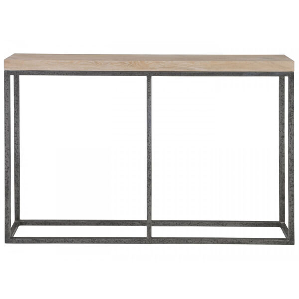 Signature Designs Natural and Distressed Iron Foray Console Table, image 2