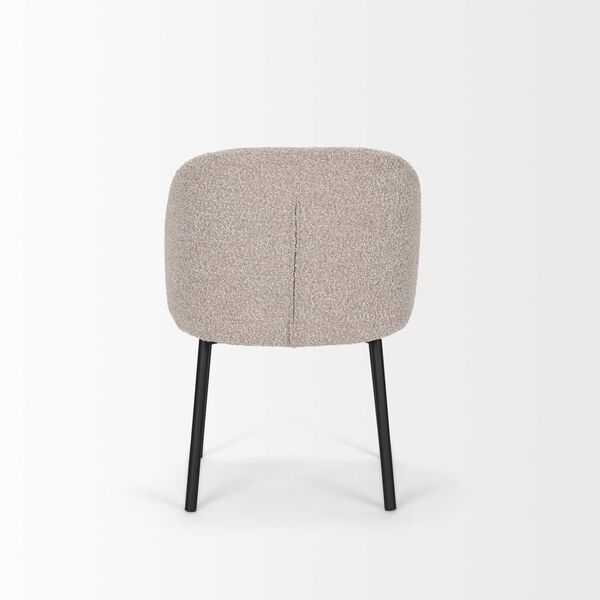 Shannon Taupe Boucle Fabric Dining Chair, image 4