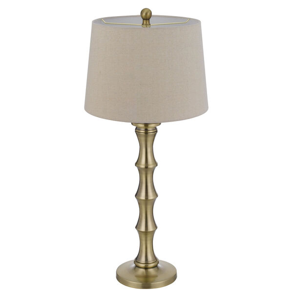 Rockland Antique Brass Two-Light Metal Table Lamp, Set of 2, image 5