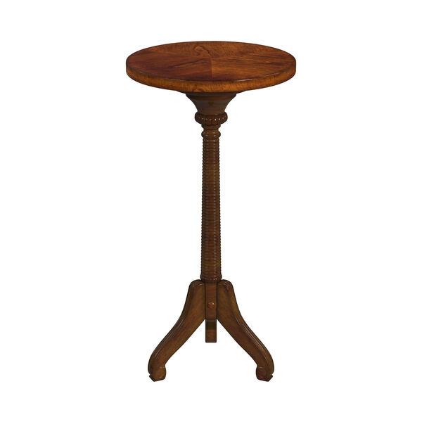 Florence Dark Brown Pedestal Table, image 2