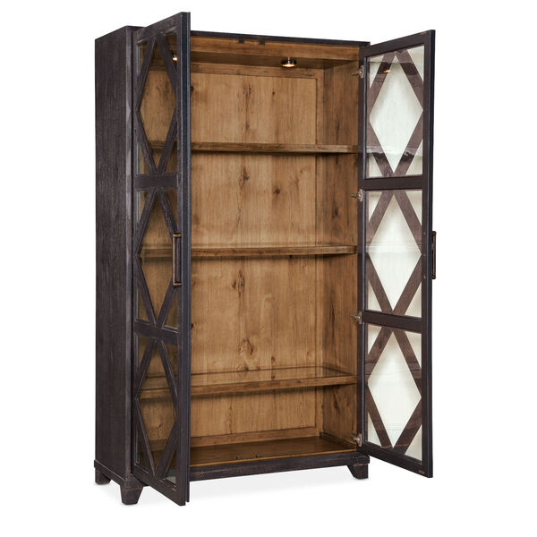 Big Sky Charred Timber and Vintage Natural Display Cabinet, image 3