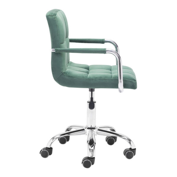 Kerry Green and Silver Office Chair, image 3