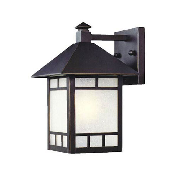 Artisan Architectural Bronze One-Light 10.5-Inch Outdoor Wall Mount, image 1