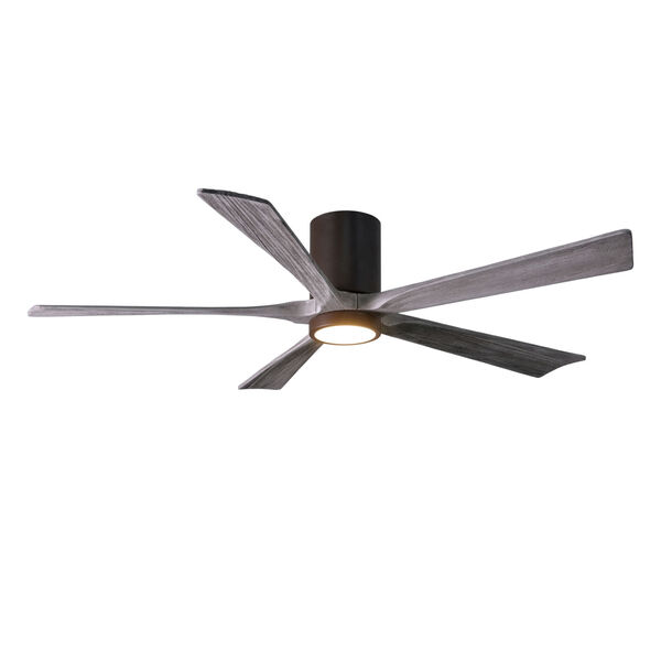 Irene Textured Bronze 60-Inch Ceiling Fan with Five Barnwood Tone Blades, image 1