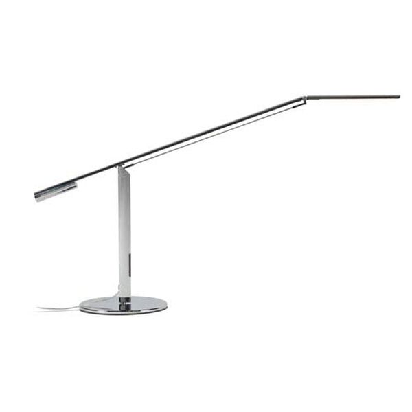 Equo Chrome LED Desk Lamp with Warm Light, image 1