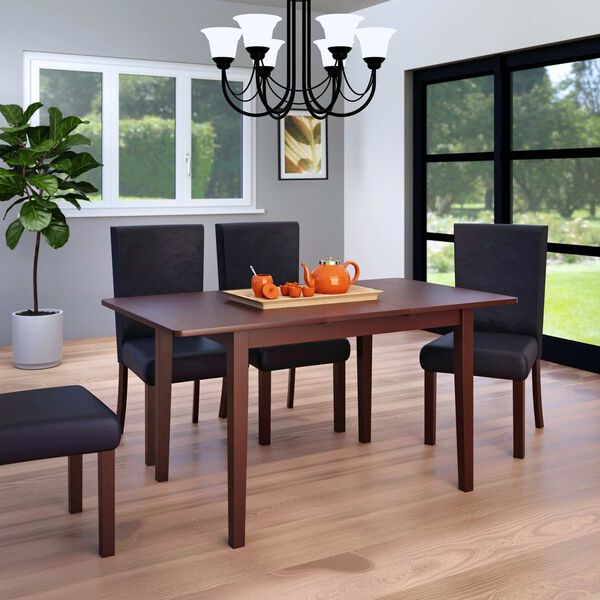 Darren Walnut Dining Table with Extension Top, image 3