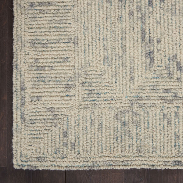 Vail Ivory Gray Teal Area Rug, image 4
