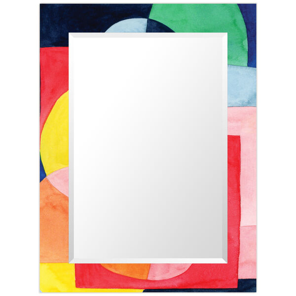 Launder Multicolor 40 x 30-Inch Rectangular Beveled Wall Mirror, image 6
