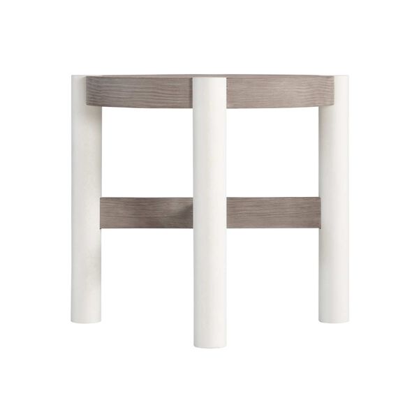 Trianon Natural and White Side Table, image 5
