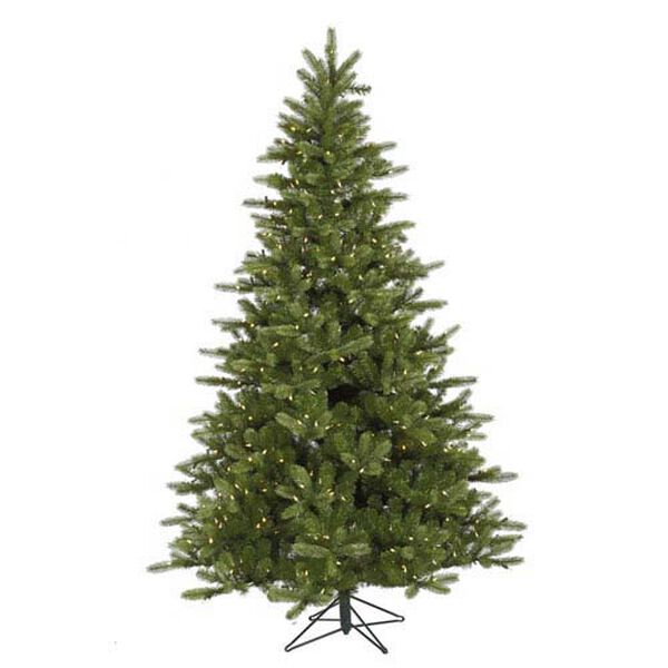 King Spruce 6.5-Foot Christmas Tree w/350 Warm White LED Lights and 826 Tips, image 1