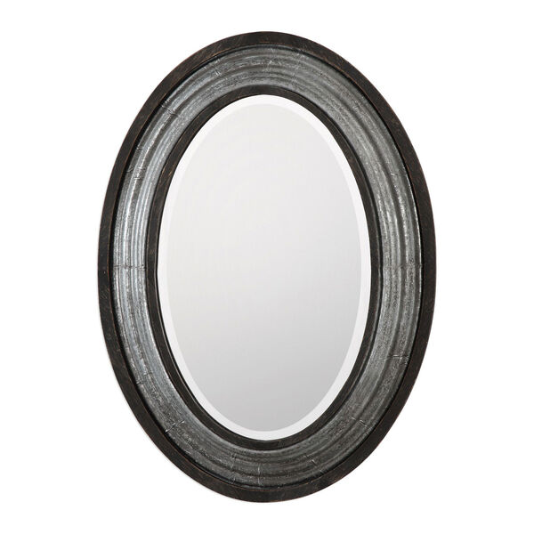 Galina Iron Oval Mirror, image 2