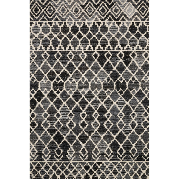 Crafted by Loloi Artesia Charcoal Ivory Rectangle: 5 Ft. x 7 Ft. 6 In. Rug, image 1