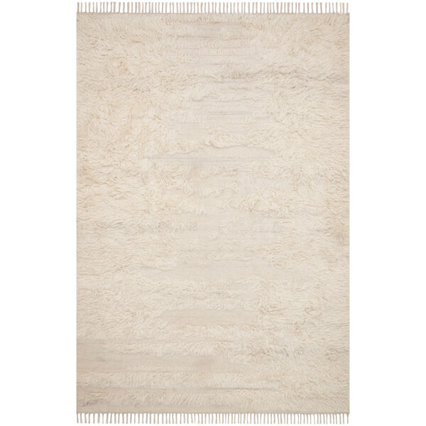 Crafted by Loloi Abbot Natural Ivory Rectangle: 7 Ft. 9 In. x 9 Ft. 9 In. Rug, image 1