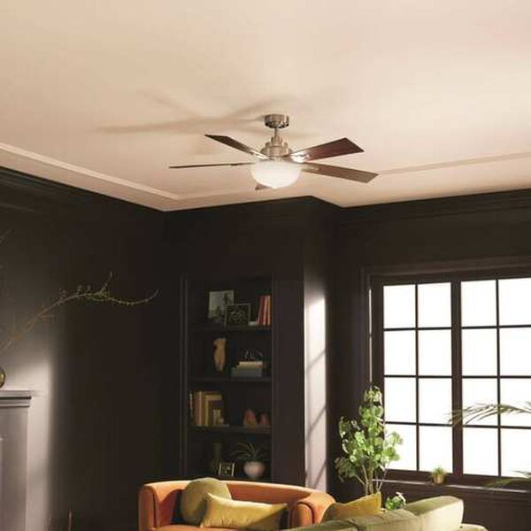 Vinea Brushed Stainless Steel LED 52-Inch Ceiling Fan, image 2