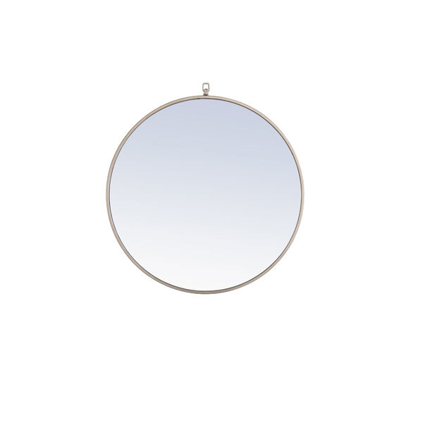 Eternity Silver 28-Inch Round Mirror, image 1